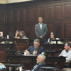 Senadores del PJ votaron divididos el proyecto minero San Jorge