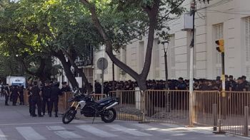 Amplio operativo policial en el centro por las marchas antimineras