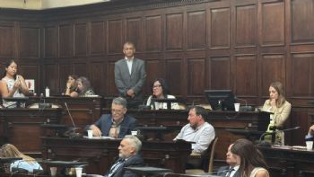 Senadores del PJ votaron divididos el proyecto San Jorge