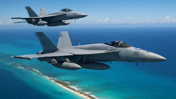 Aviones de combate estadounidenses F-18 ingresaron al espacio aéreo venezolano