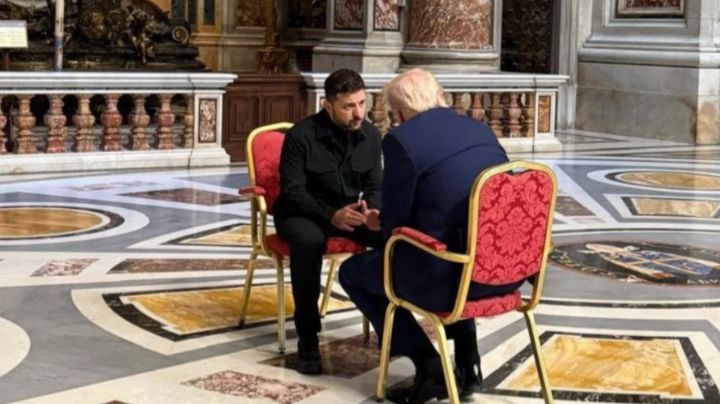 Zelenski se reunió con Trump en el Vaticano y espera un alto el fuego total
