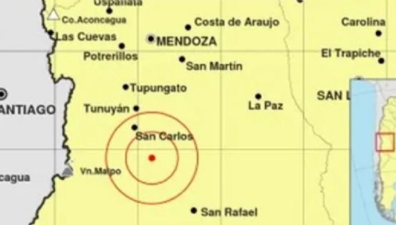 Fuerte sismo se sintió en el Valle de Uco