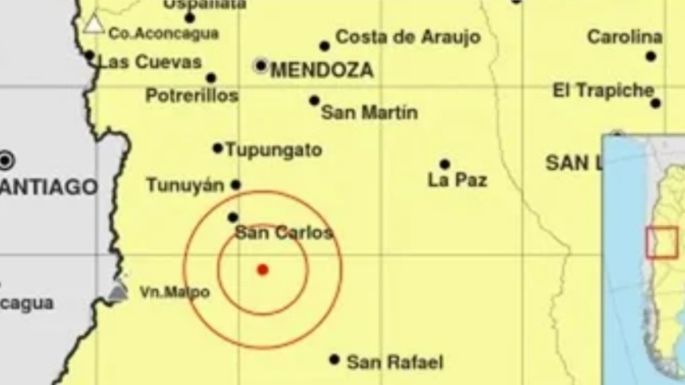 Fuerte sismo se sintió en el Valle de Uco