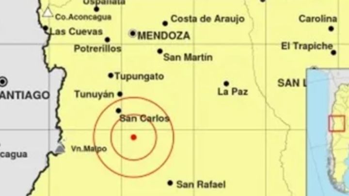 Fuerte sismo se sintió en el Valle de Uco