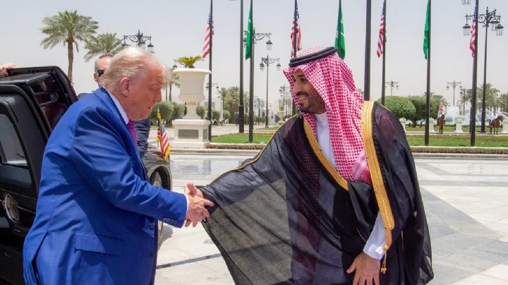Trump ya inició su gira en  Arabia Saudita