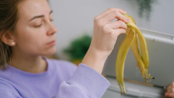 El efectivo fertilizante para el jardín con cáscaras de banana