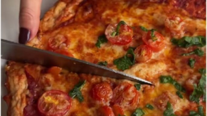¿Pizza de pollo?, tomá nota de esta receta viral
