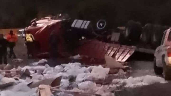 Volcó otro camión en la ruta 60 de Chile