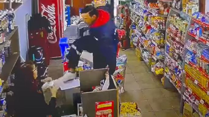Video: brutal asalto en un kiosco de Ciudad