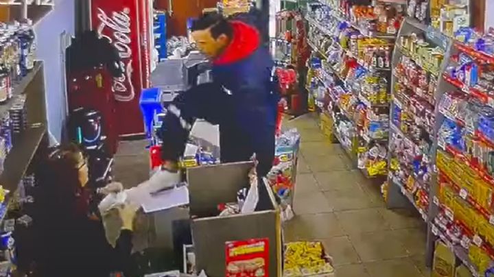 Video: brutal asalto en un kiosco de Ciudad