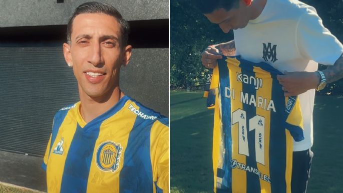 Cuánto cuesta la camiseta de Ángel Di María en Rosario Central