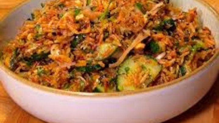 Tentate con esta ensalada de arroz crispy