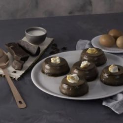 Esta es la receta del flan de chocolate de Osvaldo Gross