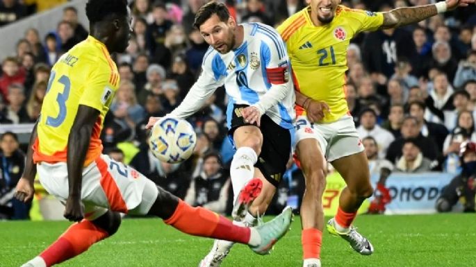 Argentina no pudo ante Colombia, empató 1 a 1