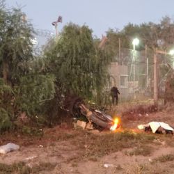 Un motociclista murió tras chocar con árbol en Las Heras 
