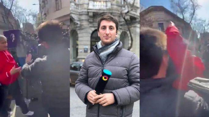 Militantes K agredieron a un cronista de El Trece