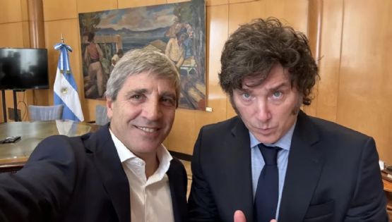 Milei celebró la baja de la inflación con mensaje a Luis Caputo
