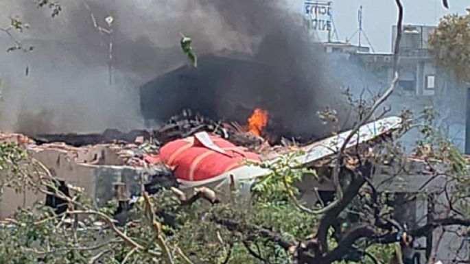 Tragedia aérea en India: se estrelló un avión con 242 pasajeros