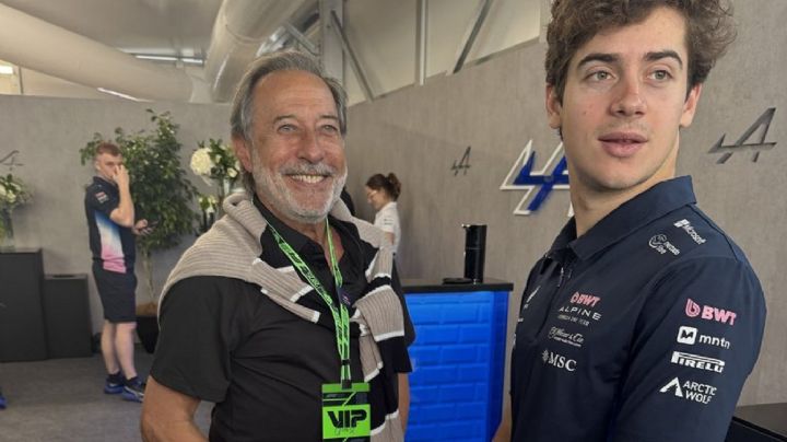Franco Colapinto y Guillermo Francella se encontraron en Canadá 
