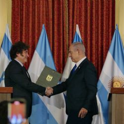 En medio de la escalada de violencia, Milei reiteró su apoyo a Israel