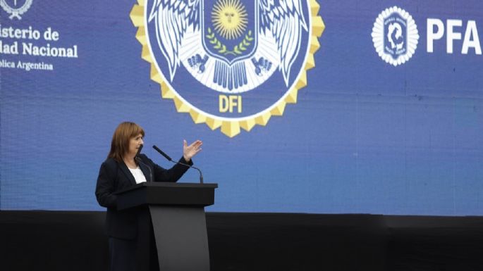 Javier Milei y Bullrich presentaron la nueva agencia de la Policía Federal 