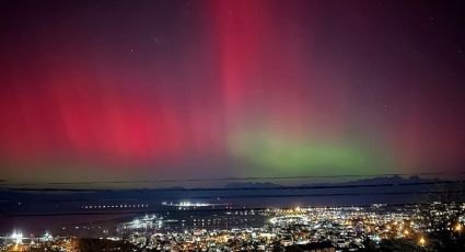 Podrían verse auroras australes en la Patagonia