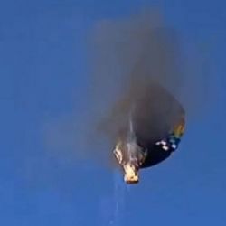 Brasil: un globo aerostático se incendió y hay ocho muertos