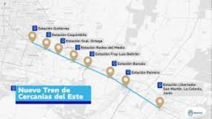 El tren de cercanías de Mendoza