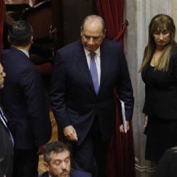 Final abrupto para la presentación de Guillermo Francos en el Senado