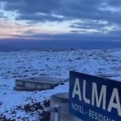 Se registraron inusuales nevadas en el norte de Chile