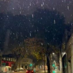 Cayó aguanieve en el llano y se prevé una helada