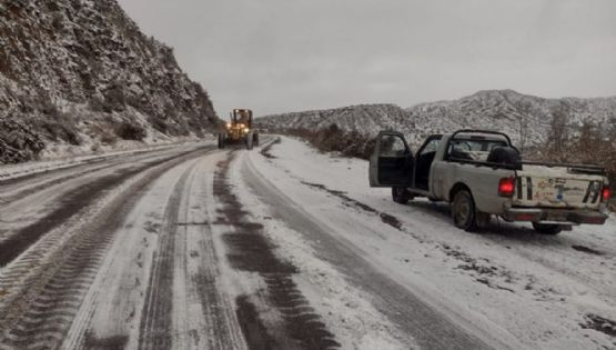 Alerta conductores: rutas cortadas por nieve y hielo