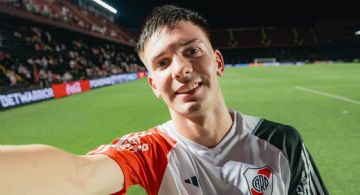 Mastantuono con nostalgia por River