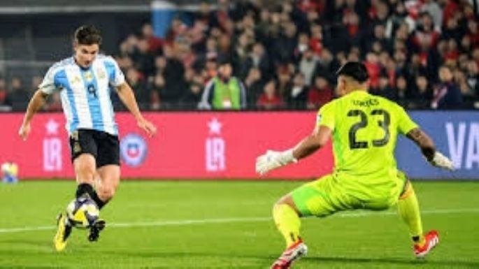 Argentina venció a Chile con gol de Julián Alvarez