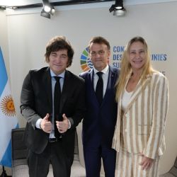 Milei y Macron se reunieron tras una conferencia de la ONU
