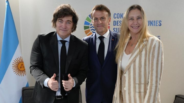 Milei y Macron se reunieron tras una conferencia de la ONU