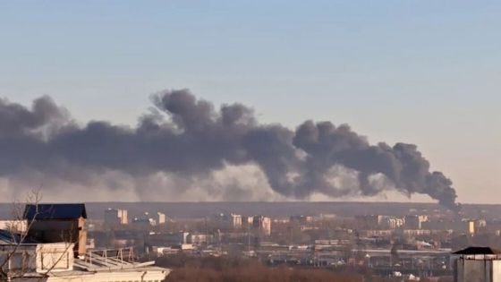 Ucrania bombardeó una fábrica de armas rusa
