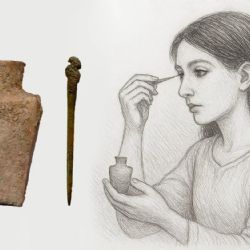 Arqueólogos logran dar con la receta milenaria de un delineador de ojos