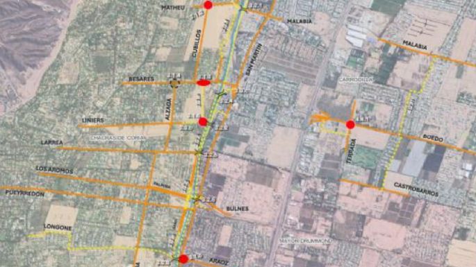 Planifican puentes, rotondas y calles nuevas para agilizar el tránsito en Chacras de Coria
