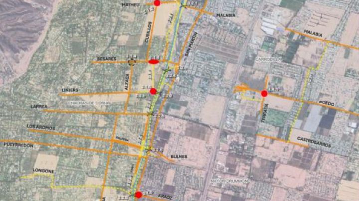 Planifican puentes, rotondas y calles nuevas para agilizar el tránsito en Chacras de Coria
