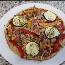 Reversión de la clásica pizza de muzzarella