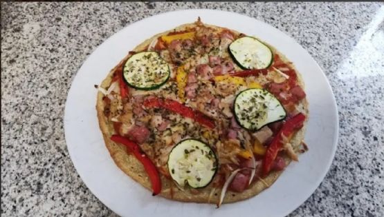 Reversión de la clásica pizza de muzzarella