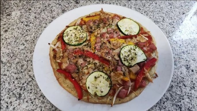 Reversión de la clásica pizza de muzzarella