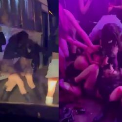 Varias jóvenes se enfrentaron en una batalla campal a la salida de un boliche 