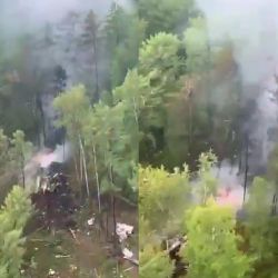 Un avión Antonov An-24 se estrelló en Rusia y no dejó sobrevivientes