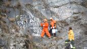 Foto ilustrativa de la nota titulada: Limpiaron las pintadas en Potrerillos y también borraron grafitis políticos