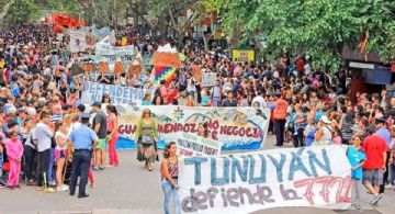 8 caravanazos contra la minería se harán el sábado y llegarán a la Asamblea del Pueblo en Uspallata