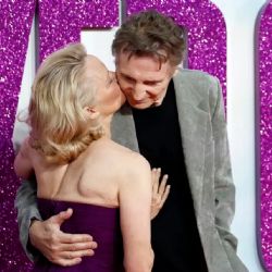 Liam Neeson y Pamela Anderson estarían en pareja 
