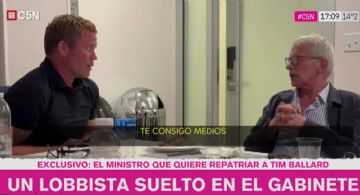 Afirman que Mariano Cúneo Libarona le ofreció sus servicios a Tim Ballard