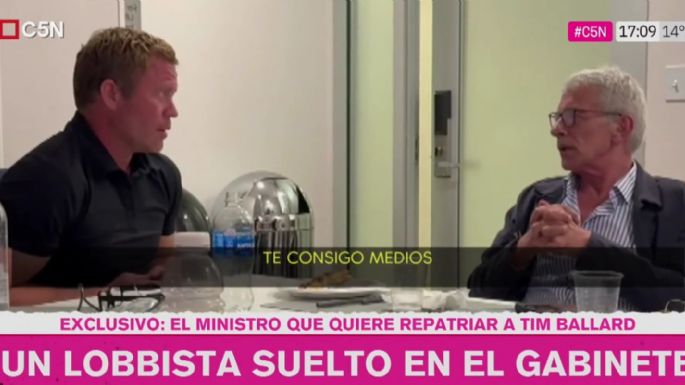 Afirman que Mariano Cúneo Libarona le ofreció sus servicios a Tim Ballard